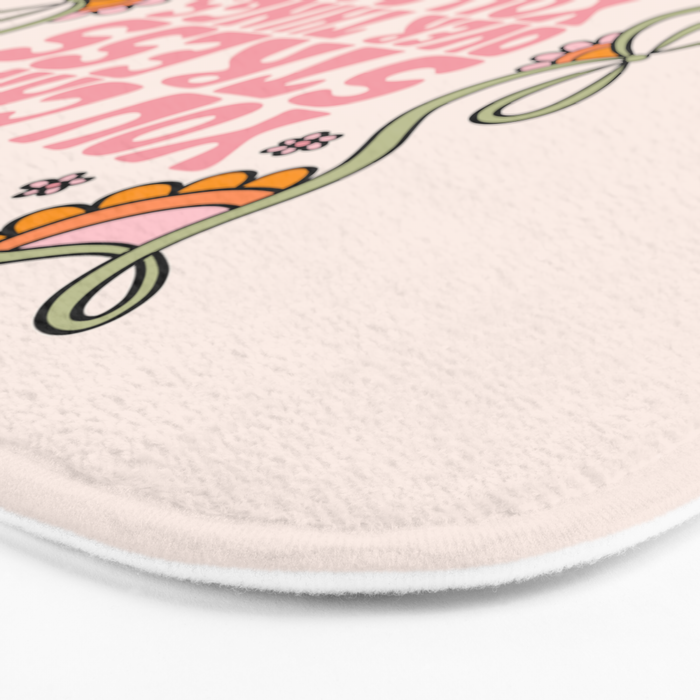 You Can't Stress Over Things You Can't Control Bath Mat Gallery Image 3