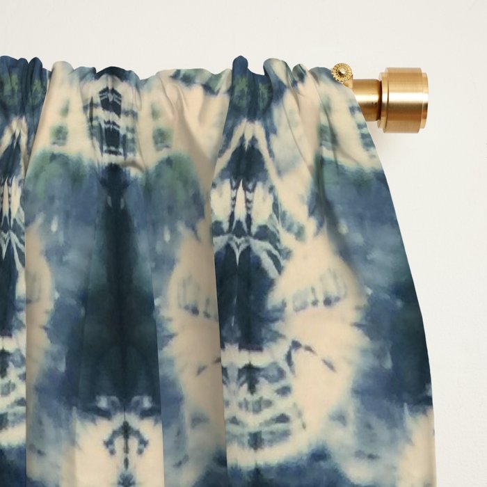 Elegant Shibori Window Curtain Gallery Image 2
