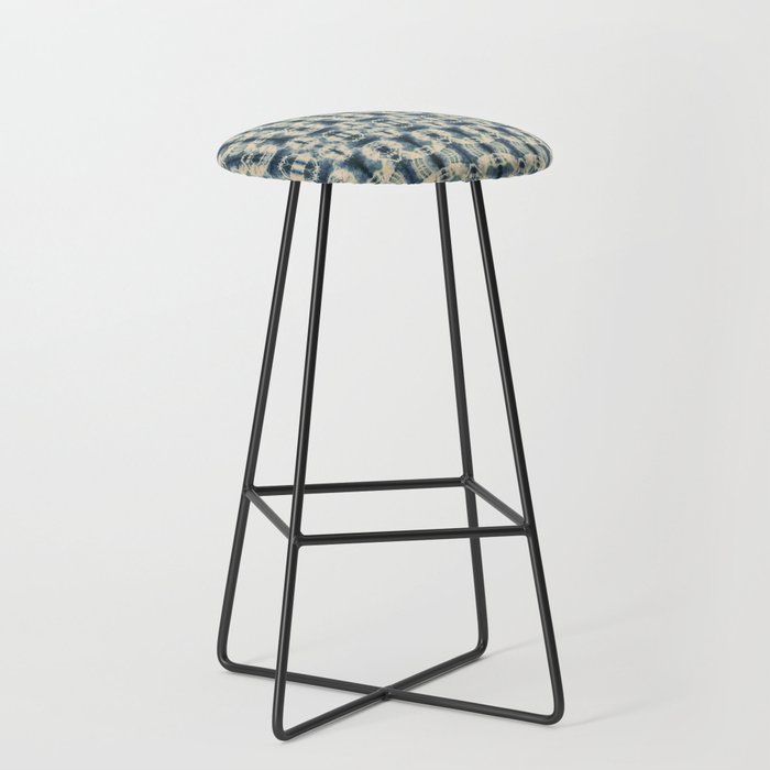 Elegant Shibori Stool Gallery Image 1