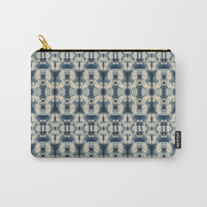 Elegant Shibori Carry All Pouch Gallery Image 1