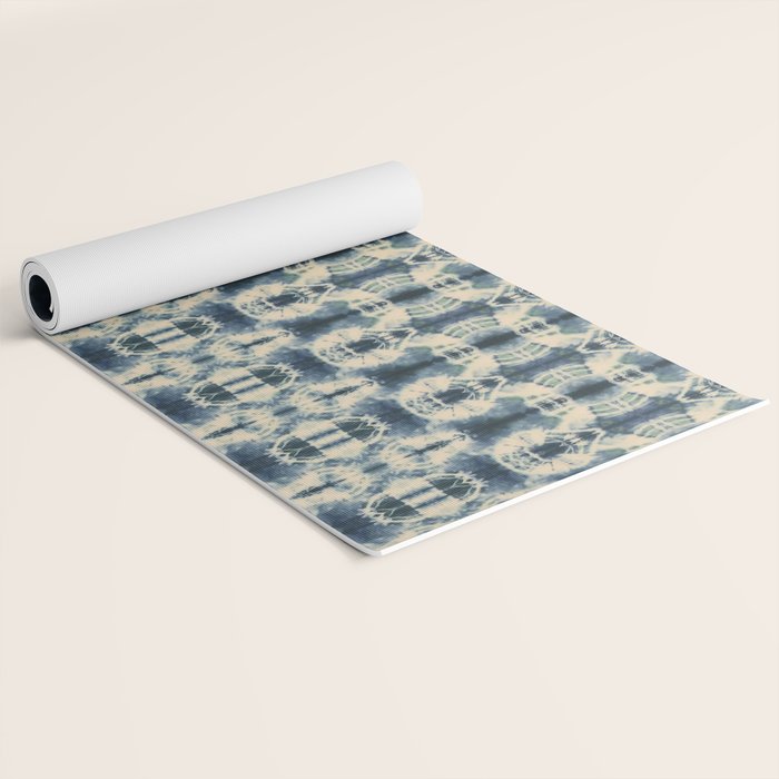 Elegant Shibori Yoga Mat Gallery Image 2