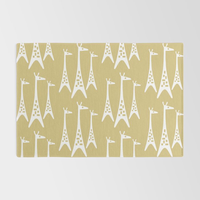 Mid Century Modern Giraffe Pattern 827 Rug Gallery Image 2