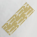 Mid Century Modern Giraffe Pattern 827 Yoga Mat Gallery Image 1