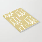 Mid Century Modern Giraffe Pattern 827 Notebook Gallery Image 2
