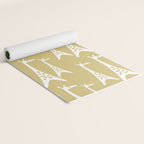 Mid Century Modern Giraffe Pattern 827 Yoga Mat Gallery Image 2