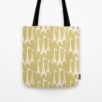 Mid Century Modern Giraffe Pattern 827 Tote Bag Gallery Image 1