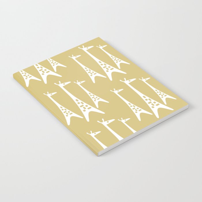 Mid Century Modern Giraffe Pattern 827 Notebook Gallery Image 1