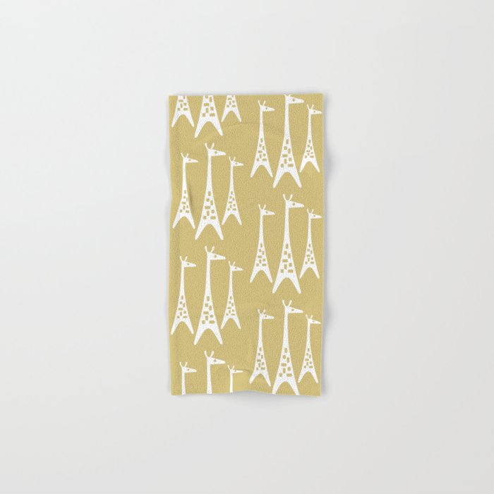 Mid Century Modern Giraffe Pattern 827 Bath Towel Gallery Image 1