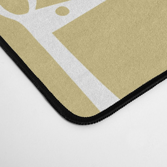 Mid Century Modern Giraffe Pattern 827 Desk Mat Gallery Image 4