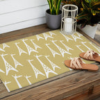 Mid Century Modern Giraffe Pattern 827 Outdoor Rug Gallery Image 2