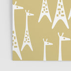 Mid Century Modern Giraffe Pattern 827 Poster Gallery Image 3