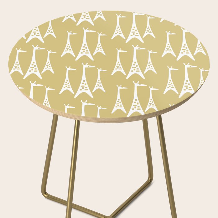Mid Century Modern Giraffe Pattern 827 Side Table Gallery Image 2