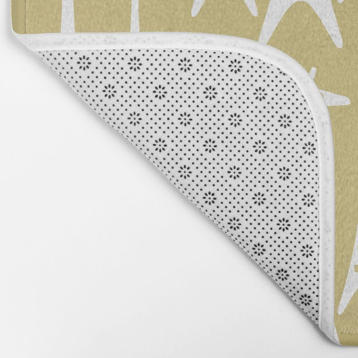 Mid Century Modern Giraffe Pattern 827 Bath Mat Gallery Image 2