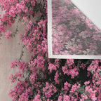 Pretty Window - Bougainvillea Flowers - Minimalist Portugal Travel Photography By Ingrid Beddoes Wall Tapestry Gallery Image 3