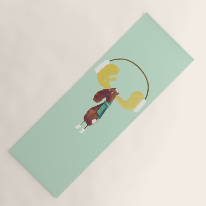 This moose is ready for winter Yoga Mat Gallery Image 1