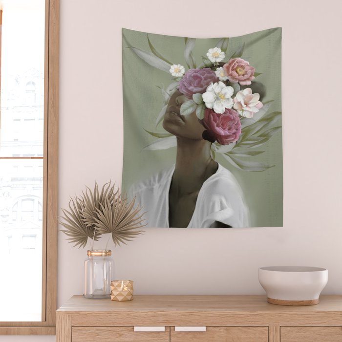 Bloom 9 Wall Tapestry Gallery Image 2