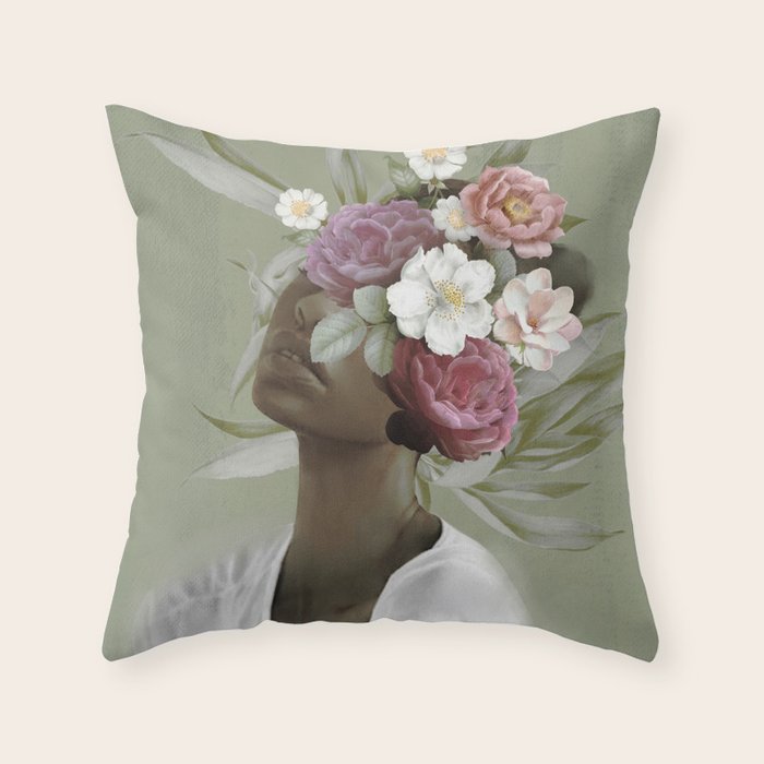 Bloom 9 Throw Pillow Gallery Image 1