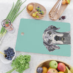 Great Dane pet portrait art print and dog gifts Cutting Board Gallery Image 2