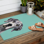Great Dane pet portrait art print and dog gifts Outdoor Rug Gallery Image 2