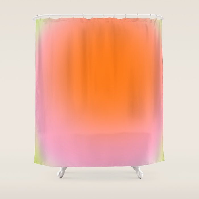 Juicy: Abstract Gradient Shower Curtain Gallery Image 1