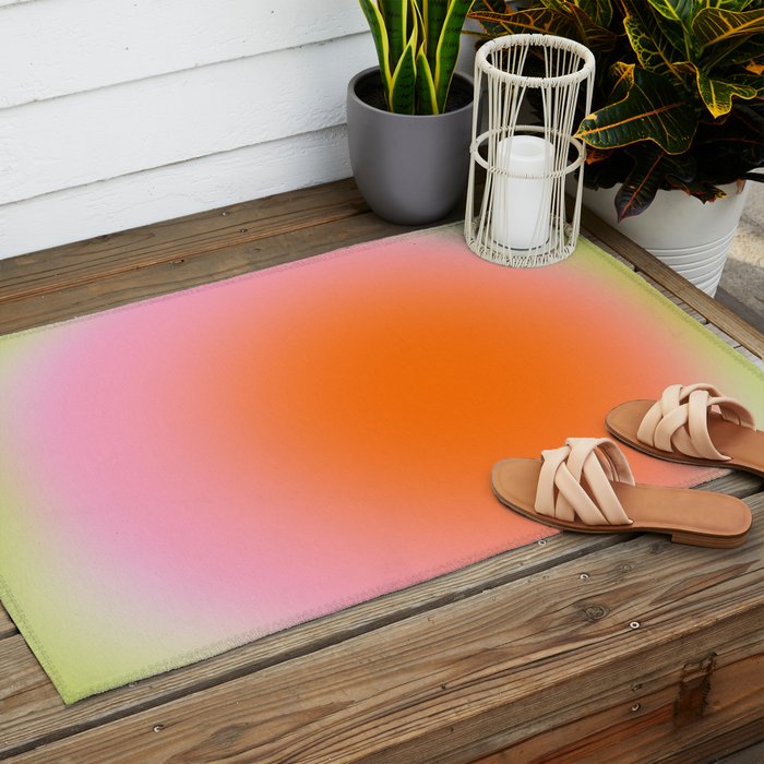 Juicy: Abstract Gradient Outdoor Rug Gallery Image 2