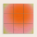 Juicy: Abstract Gradient Wood Wall Art Gallery Image 1