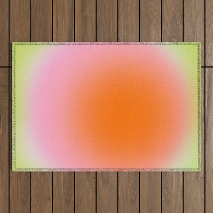 Juicy: Abstract Gradient Outdoor Rug Gallery Image 1