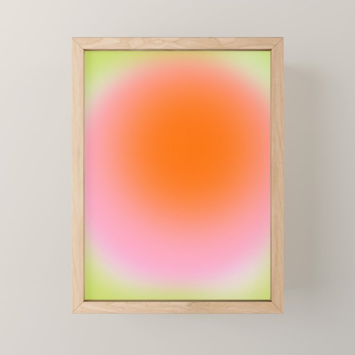 Juicy: Abstract Gradient Mini Art Print Gallery Image 1