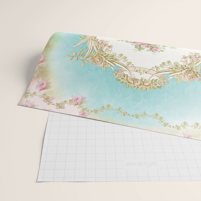 French Baroque Patisserie Tea Wrapping Paper Gallery Image 2