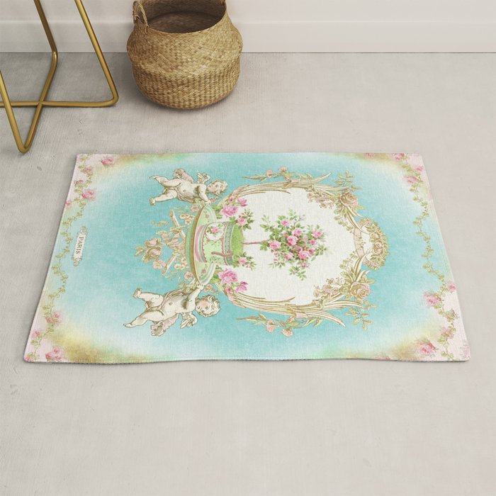French Baroque Patisserie Tea Rug Gallery Image 1