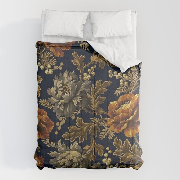 William Morris Poppy Textile Floral Tapestry Pattern Comforter Gallery Image 6