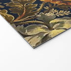 William Morris Poppy Textile Floral Tapestry Pattern Welcome Mat Gallery Image 2