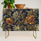William Morris Poppy Textile Floral Tapestry Pattern Credenza Gallery Image 1