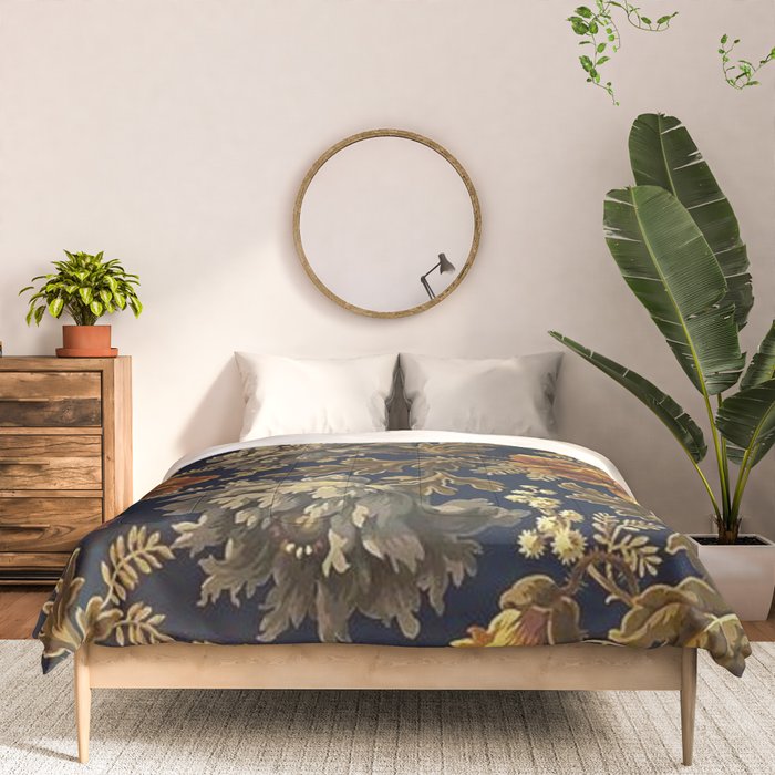 William Morris Poppy Textile Floral Tapestry Pattern Comforter Gallery Image 3