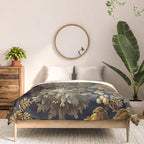 William Morris Poppy Textile Floral Tapestry Pattern Comforter Gallery Image 3