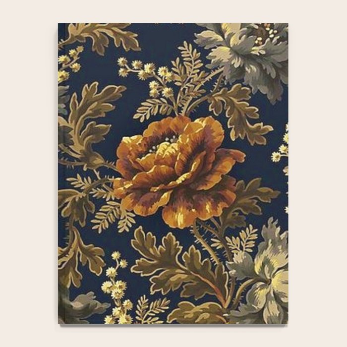 William Morris Poppy Textile Floral Tapestry Pattern Notebook Gallery Image 4