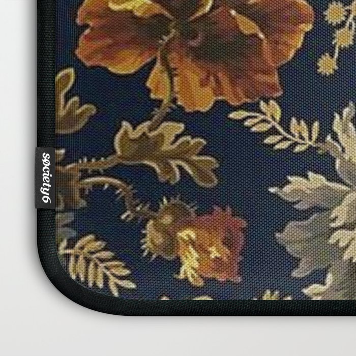 William Morris Poppy Textile Floral Tapestry Pattern Laptop Sleeve Gallery Image 3