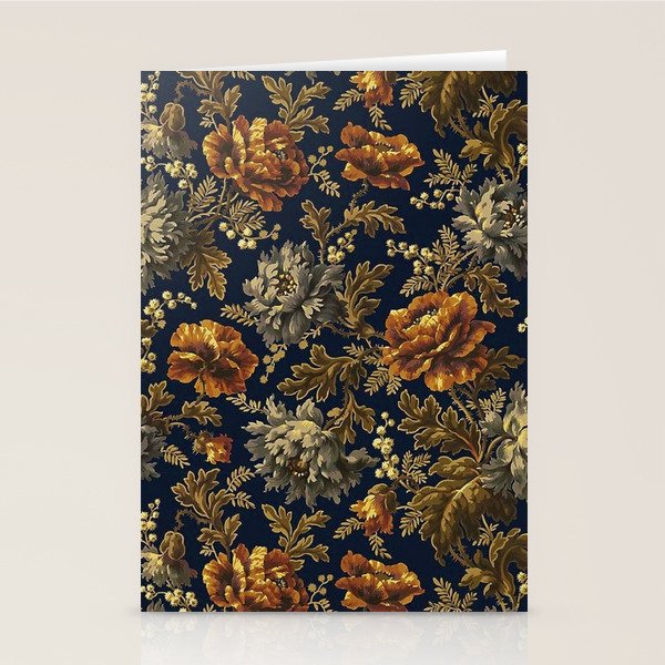 William Morris Poppy Textile Floral Tapestry Pattern Stationery Card Gallery Image 2