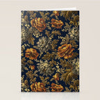 William Morris Poppy Textile Floral Tapestry Pattern Stationery Card Gallery Image 2