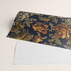 William Morris Poppy Textile Floral Tapestry Pattern Wrapping Paper Gallery Image 2