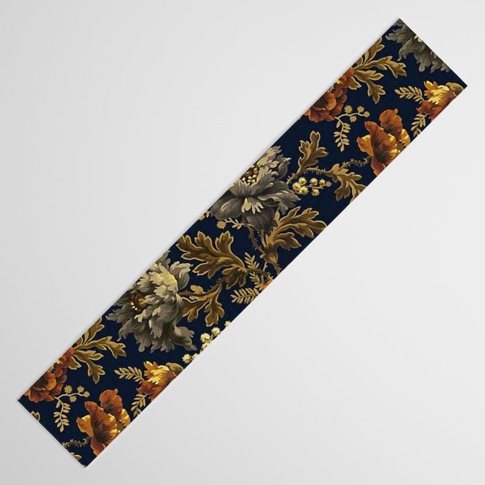 William Morris Poppy Textile Floral Tapestry Pattern Table Runner Gallery Image 3