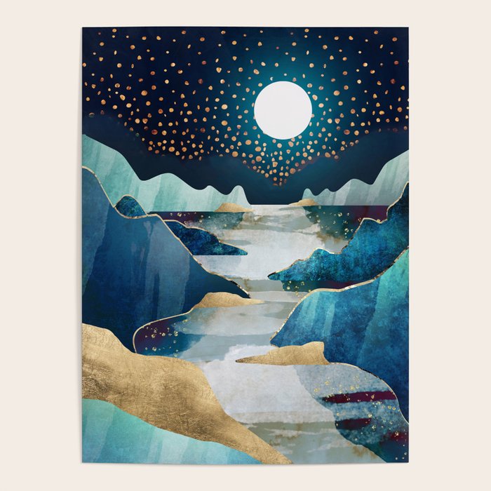 Moon Glow - Horizontal  Poster Gallery Image 1