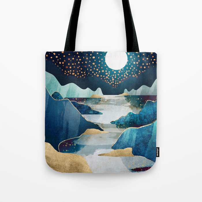 Moon Glow - Horizontal  Tote Bag Gallery Image 1