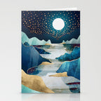 Moon Glow - Horizontal  Stationery Card Gallery Image 2