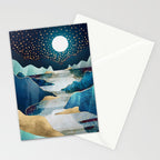 Moon Glow - Horizontal  Stationery Card Gallery Image 2