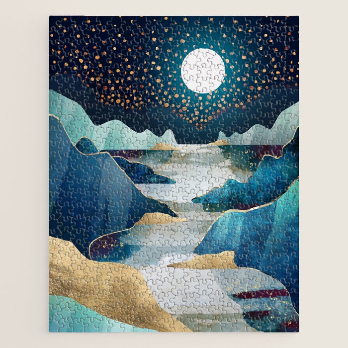 Moon Glow - Horizontal  Jigsaw Puzzle Gallery Image 1