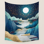 Moon Glow - Horizontal  Wall Tapestry Gallery Image 4