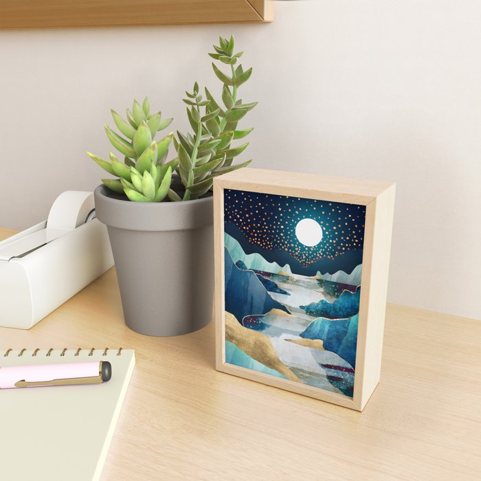 Moon Glow - Horizontal  Mini Art Print Gallery Image 2