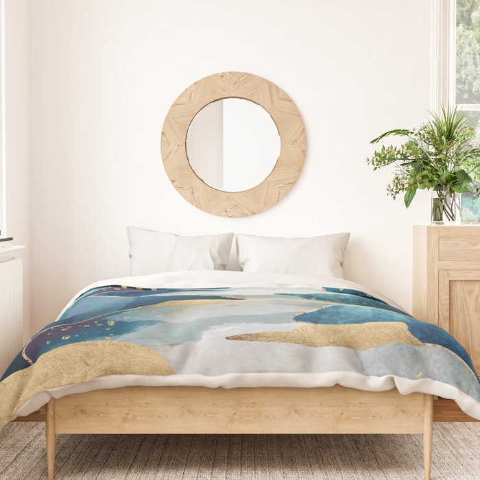 Moon Glow - Horizontal  Duvet Cover Gallery Image 3