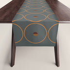 catch II anthracite and ocher Table Runner Gallery Image 1